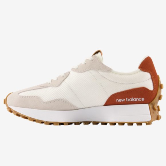 New Balance 327 Casual Sneakers Shoes various sizes White Cream Brown size 9.5 - Picture 2 of 11